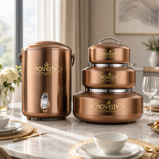 Arina 4-Piece Insulated Hot Pot & Water Cooler Gift Set | Thermocare.pk
